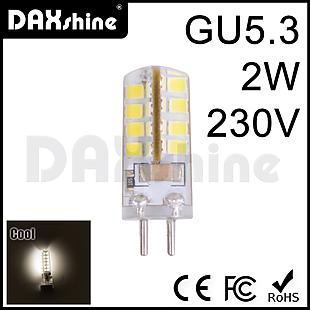 Daxshine 32LED Bulb GU5.3-2W AC230V Cool White 6000-6500K        
